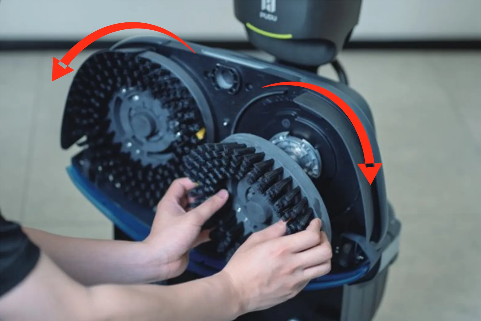 Установка щёток