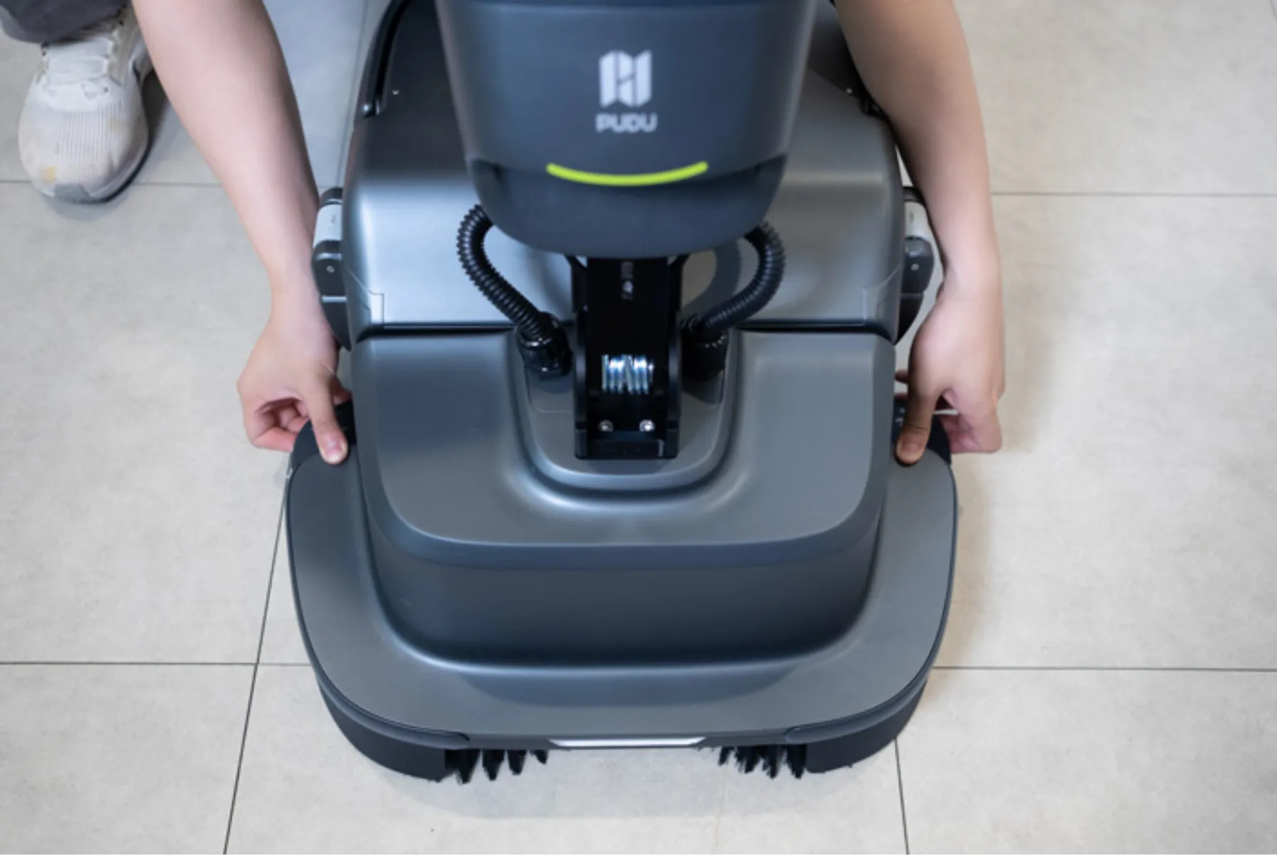 Вид на щётки сверху